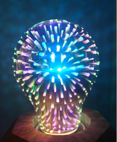 Bombilla LED Edison ST64 G95 3D - Luz Decorativa Vintage con Efecto Estrella