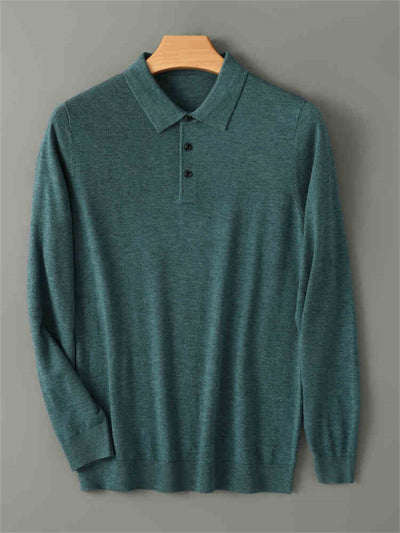 Suéter Cashmere Premium con Cuello Tipo Abrigo y Forro Térmico Grueso - Image 7