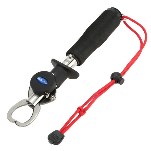 Medidor Doble de Pesca en Acero Inoxidable con Regla y Escala Integrada