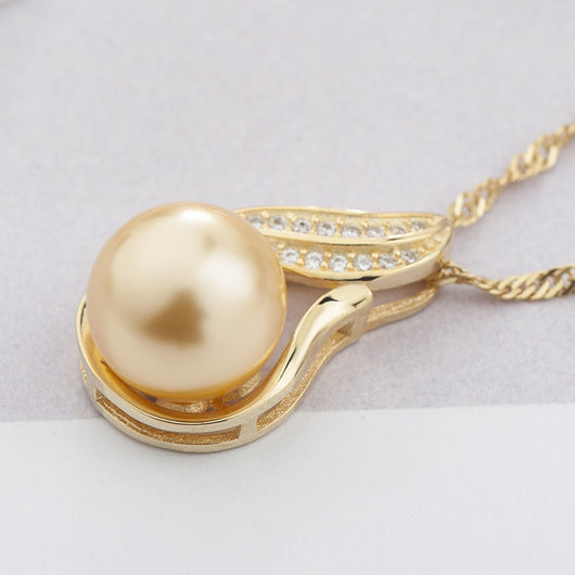 Colgante de Plata 925 Cisne con Perla y Diamante - Image 2