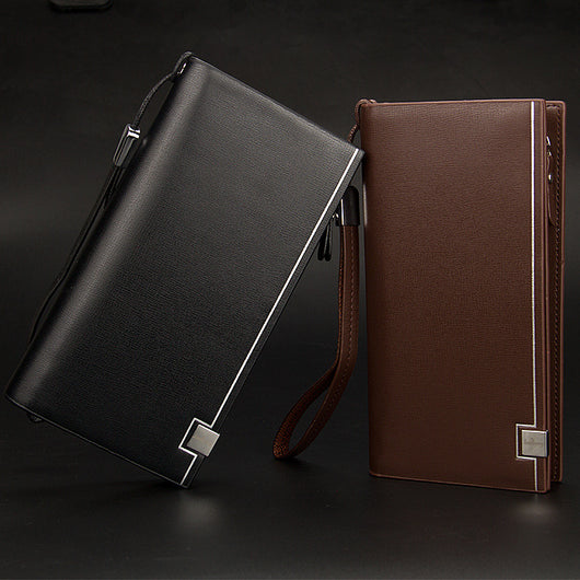 Cartera Multifuncional Baellerry para Hombre - Billetera Larga con Bolso - Image 4