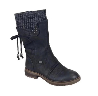 Botas de Invierno con Cierre de Cordones y Forro Cálido - Image 8