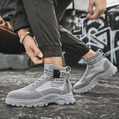 Botas Martin de caña alta con cordones - Sneakers versátiles - Image 2