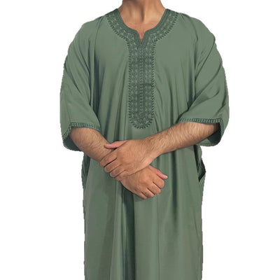Túnica Suelta Islámica para Hombre - Ropa Tradicional Oriente Medio - Image 5
