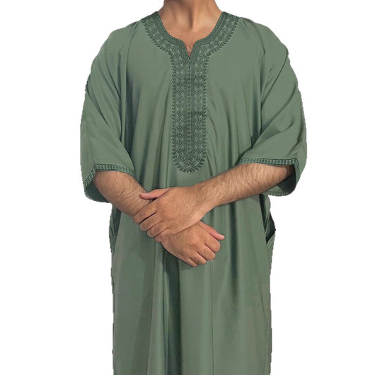 Túnica Suelta Islámica para Hombre - Ropa Tradicional Oriente Medio - Image 5