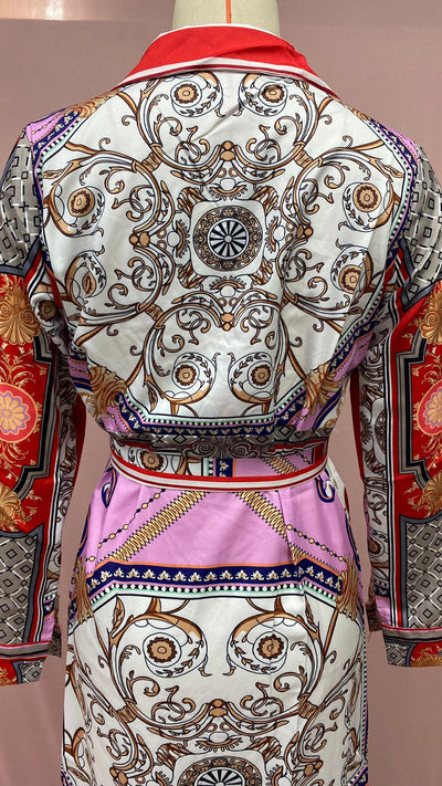 Camisa Larga Estilo Étnico Africano con Estampados Tradicionales - Image 9