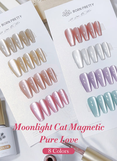 Esmalte de Uñas Gel Ojo de Gato Blanco Porcelana - Efecto Luz Lunar - Image 18