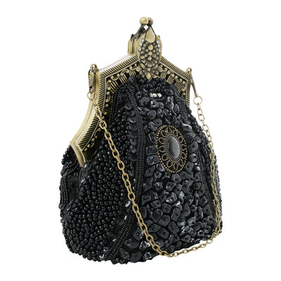 Bolso de Noche Vintage con Cuentas Brillantes - Image 16