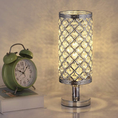 Lámpara de Mesa de Cristal Moderno con Diseño Elegante para Dormitorio y Sala - Image 4