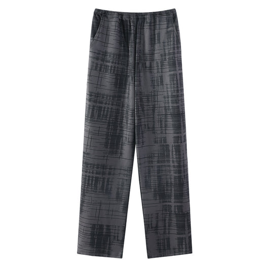 Pantalones de Pijama Holgados en Terciopelo Suave para Hombre - Otoño e Invierno - Image 12