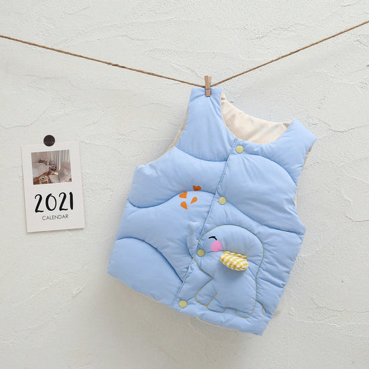 Chaleco Acolchado de Algodón para Niños - Mayoreo Ropa Infantil Unisex - Image 5