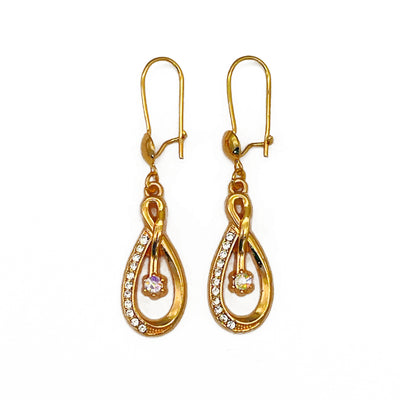Aretes de Moda con Circonita Incrustada y Diamante Brillante Calado - Image 2