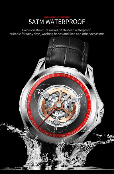 Reloj Automático para Hombre con Esfera Esqueletizada - Image 12