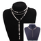 Tattoo Coin Choker One Layer Three Layers Lariat Y Chokers Rhinestone Crystal Necklace D with bag