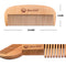 Peine de Madera con Acabado Negro Premium