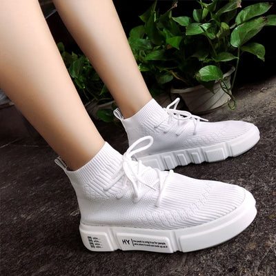 Zapatillas Altas Deportivas Harajuku - Calcetines Elásticos Versátiles Hip-hop - Image 2