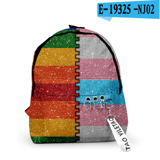 Mochila Escolar Unisex con Impresión 3D Digital - Estilo Moderno para Estudiantes - Image 34