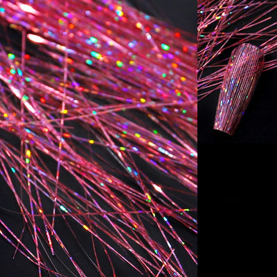 Decoraciones de Uñas con Hilo de Seda Brillante Multicolor Symphony - Image 3