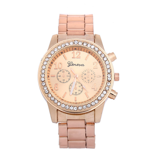 Reloj para Hombre Geneva Diamond con Movimiento de Tres Ojos - Cuarzo Aleación - Image 5