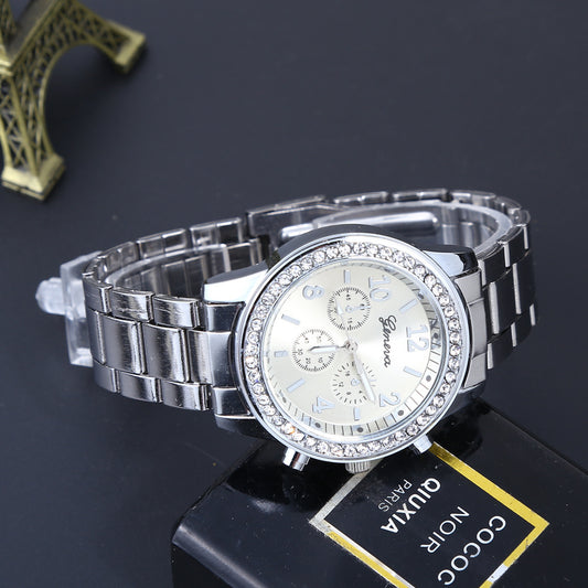 Reloj para Hombre Geneva Diamond con Movimiento de Tres Ojos - Cuarzo Aleación - Image 2