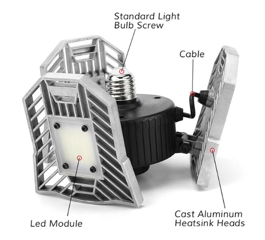 Lámpara LED Ajustable Resistente al Agua