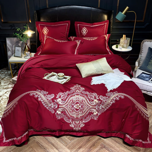 Juego de Cama de Algodón Pima Lujo con Bordado Artesanal - Image 25