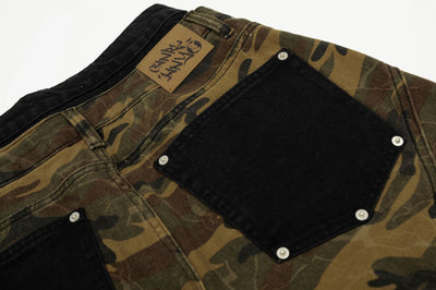 Shorts Cómodos Camuflaje Unisex Corte Relajado - Image 10