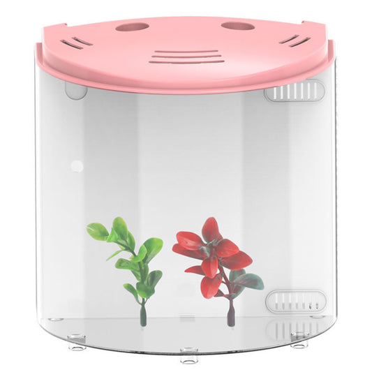Acuario Ecológico de Acrílico Transparente