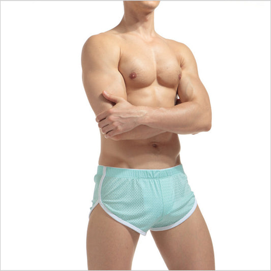 Calzoncillos deportivos transpirables con malla ventilada para hombre