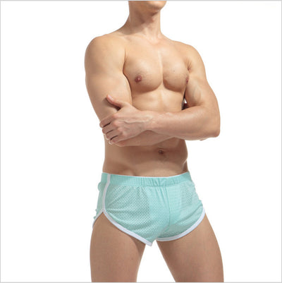 Calzoncillos deportivos transpirables con malla ventilada para hombre
