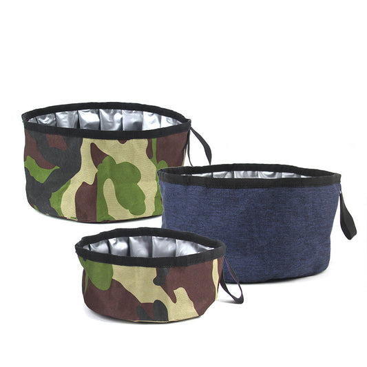 Comedero Portátil para Perros en Tela Oxford - Plegable y Resistente