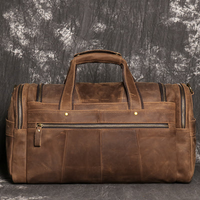 Bolsa de Viaje Cuero Crazy Horse Auténtico - Image 3