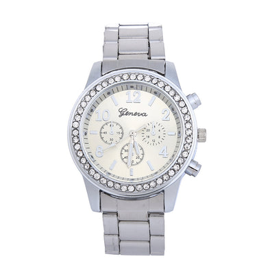 Reloj para Hombre Geneva Diamond con Movimiento de Tres Ojos - Cuarzo Aleación - Image 6
