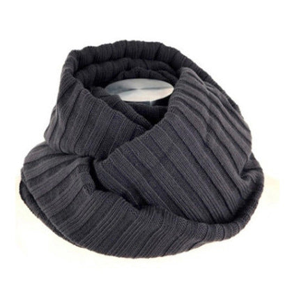 Bufanda Pullover de Lana con Contraste de Colores para Otoño e Invierno - Image 12