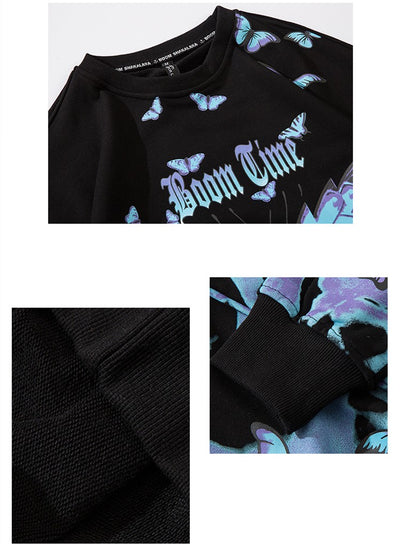 Suéter Hombre Cuello Redondo Estampado Manga Larga Oversize - Image 4