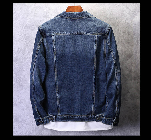 Chaqueta de Mezclilla Desgarrada con Estilo Casual - Image 3