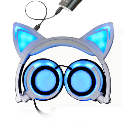 Audífonos Inalámbricos con Orejas de Gato Luminosas y Diseño Plegable - Image 22