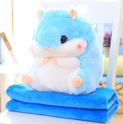 Almohada Manta Multifuncional Hámster - Cojín Térmico 2 en 1 para Auto y Hogar - Image 7