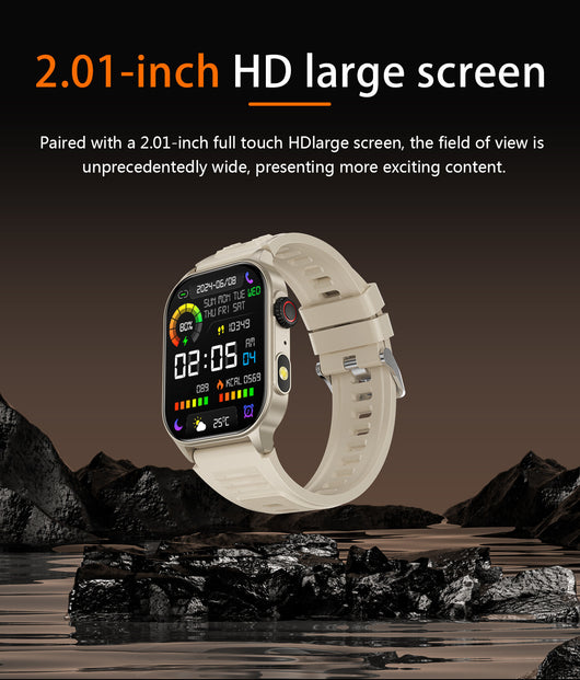 Reloj Inteligente de Salud con Monitor de Frecuencia Cardíaca y Presión Arterial - Image 9