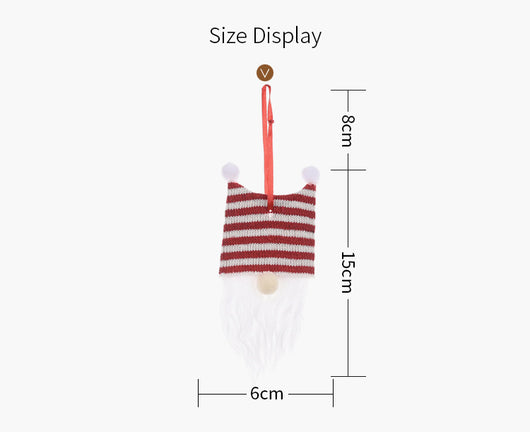 Adorno Navideño Gorro Doble Bola con Base de Madera - Decoración Festiva Elegante - Image 21