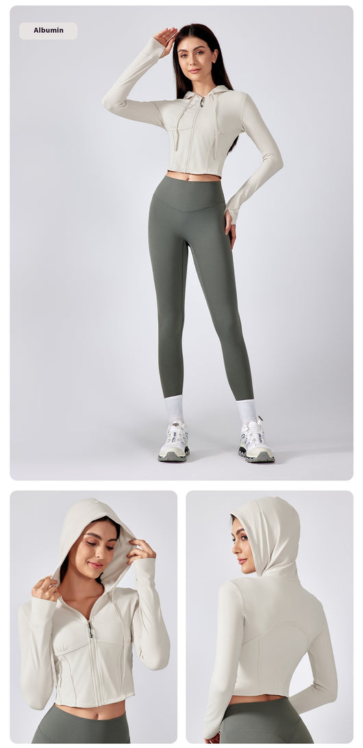Sudadera Deportiva con Capucha Control de Cintura y Efecto Reductivo - Image 18