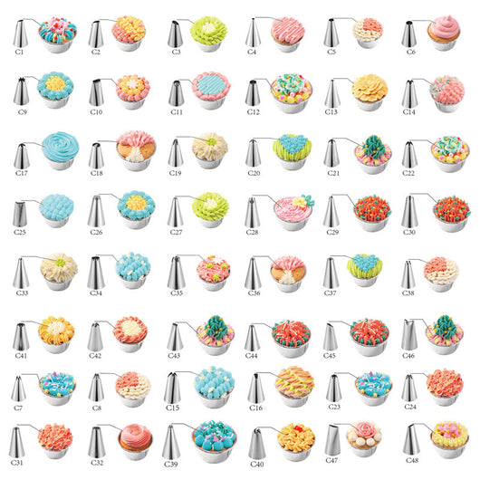 Set Profesional de 420 Piezas para Decoración de Pasteles - Image 5