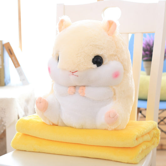 Almohada Manta Multifuncional Hámster - Cojín Térmico 2 en 1 para Auto y Hogar - Image 8
