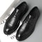 Zapatos de Cuero para Hombre con Punta Afilada y Suela Flexible
