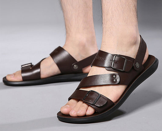 Sandalias Hombre Cómodas Barefoot con Hebilla Ajustable - Image 13