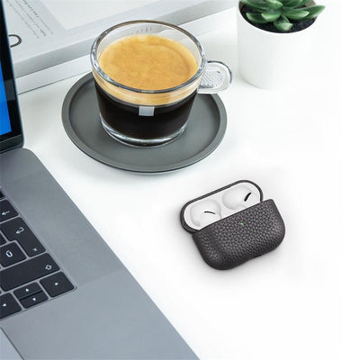 Funda Protectora de Cuero Genuino Universal para Auriculares