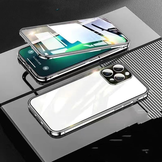 Funda Magnética de Doble Cara con Vidrio para iPhone 14 - Image 3