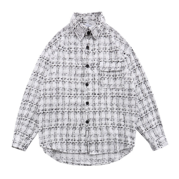 Camisa Abrigo Holgada Street Otoño para Hombre