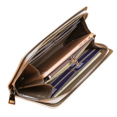 Cartera Larga para Hombre con Múltiples Compartimentos - Clutch de Gran Capacidad - Image 9