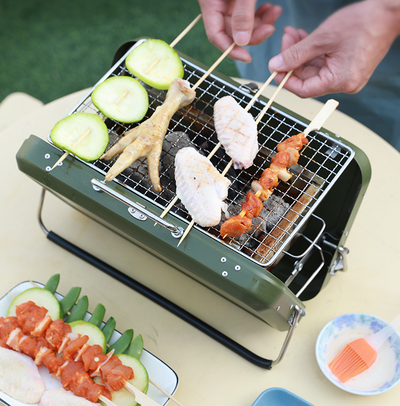 Parrilla Portátil de Maleta para Asados al Aire Libre - Image 6
